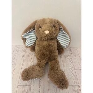 Weigedu‎ Brown Bunny Plush 16" Floppy Ears Striped Ears Stuffed Animal